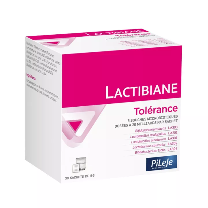 LACTIBIANE TOLERANCE PILEJE 30 SACHETS 5 G