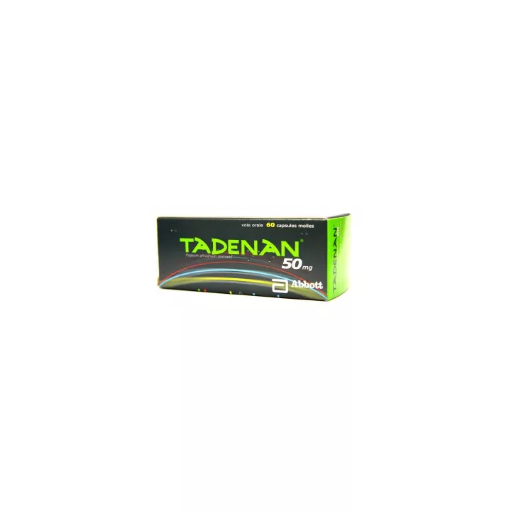 TADENAN 50mg Prunier d'Afrique prostate 60 Capsules*