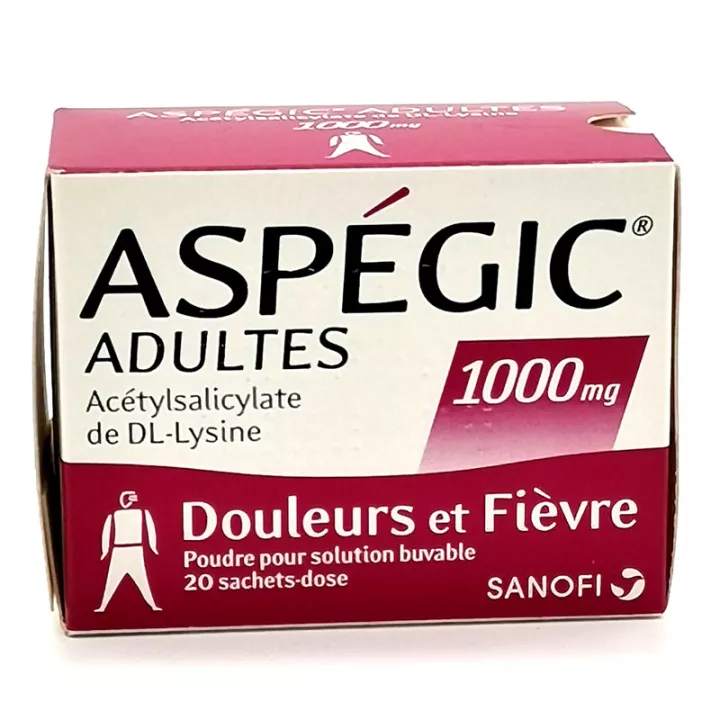 Aspegic 1 Erwachsener 000mg TASCHEN