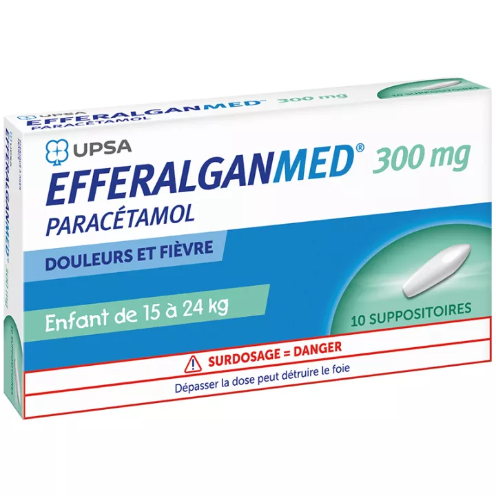 EfferalganMed 300MG Criança 10 supositórios