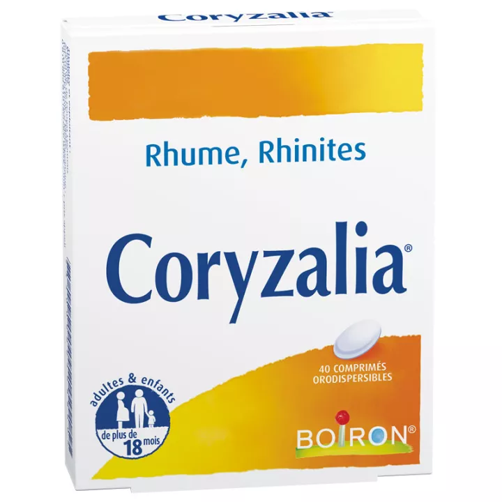CORYZALIA 40 таблеток Буарон Гомеопатические Простуда ринит