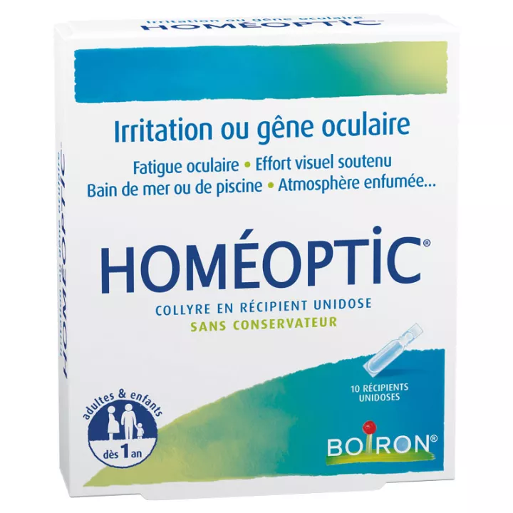 HOMEOPTIC Collyre Unidose Homeopathic BOIRON