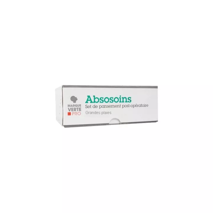 ABSOSOINS GREEN MARK SET BIG POST SURGICAL WOUND