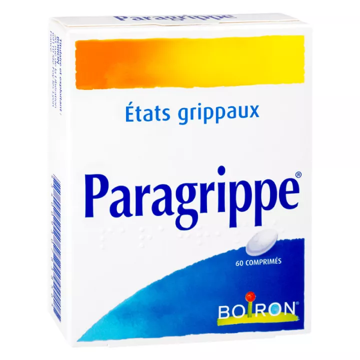 PARAGRIPPE Homeopathy Boiron 60 Tablets