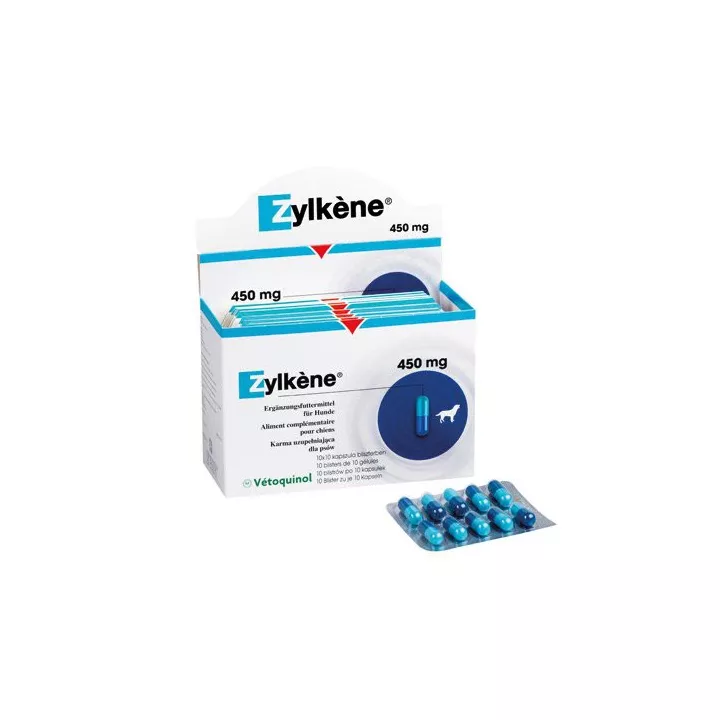 Zylkene ® 450 mg cápsulas CÃES 100 VETOQUINOL