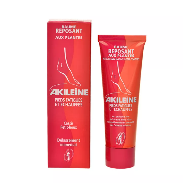 Akileine Baume Reposant Aux Plantes Pieds Fatigués Et Échauffés  50 ml