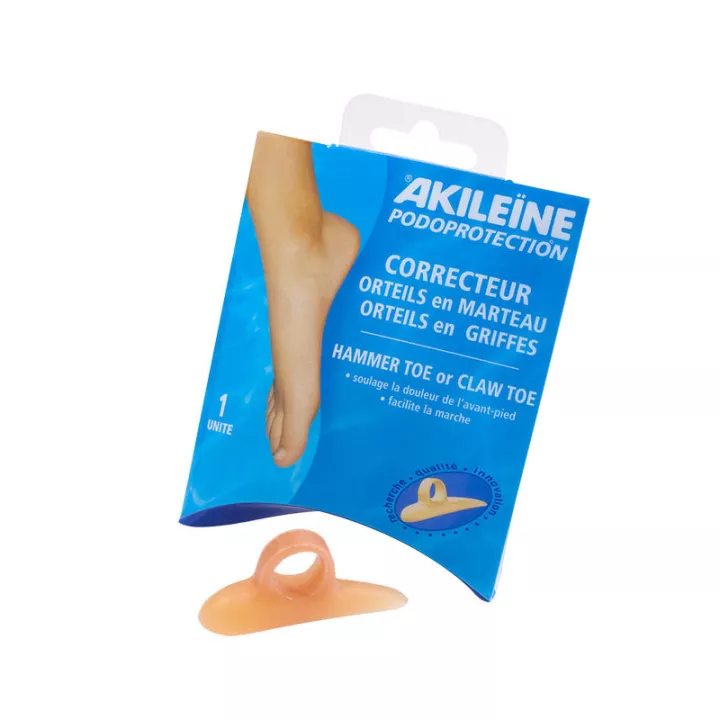 Akileine Podoprotection Corrector Hammerzehen oder Krallen rechter Fuß Größe S