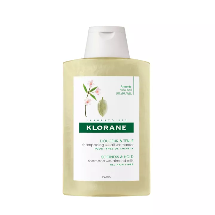 Volumizzante shampoo Klorane al Latte di Mandorla bottiglia 200ML