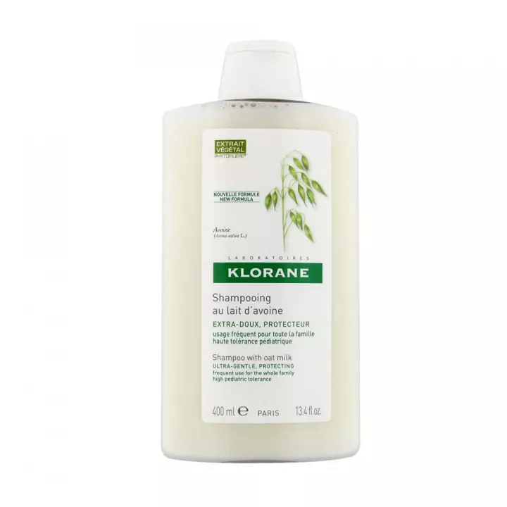 Volumizing shampoo Klorane em garrafa leite de amêndoa 400ML