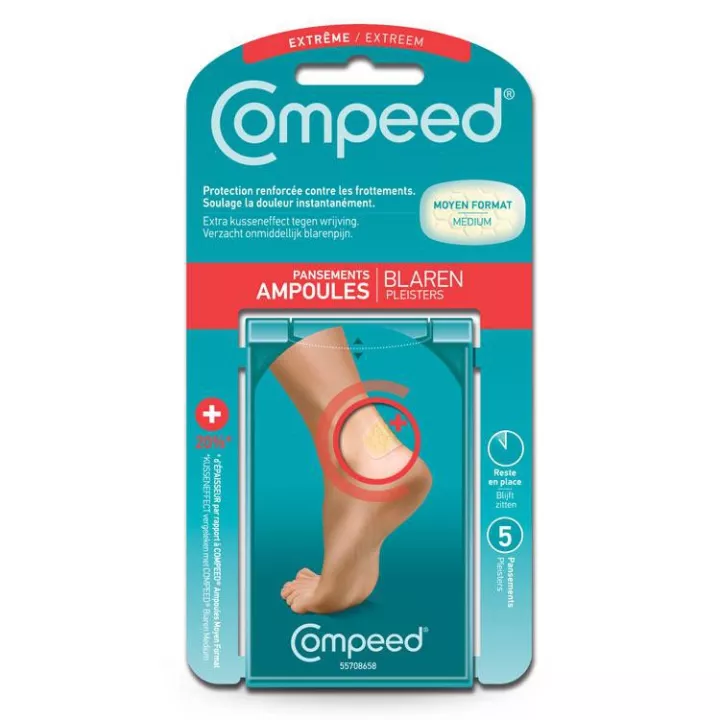 Гидроколлоидные повязки Compeed Extreme Heel Blisters