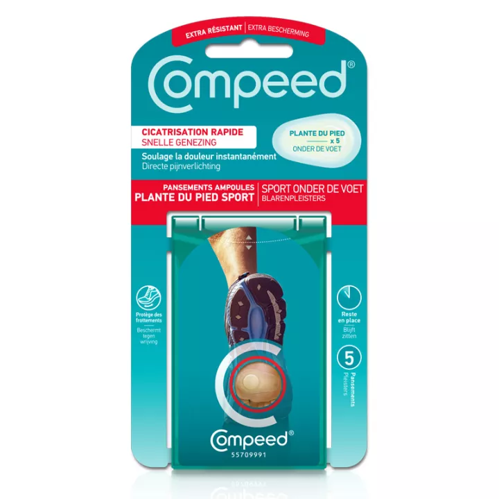 Compeed HCS Ampoule Plante du Pied x5 pansements