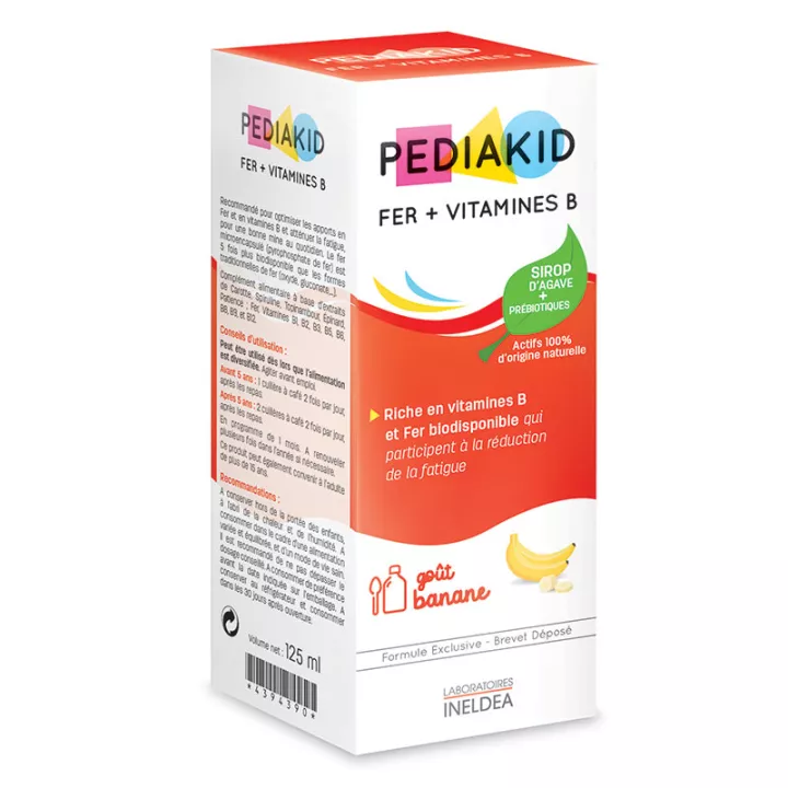 Детский сироп Pediakid Iron + витамин B 125мл