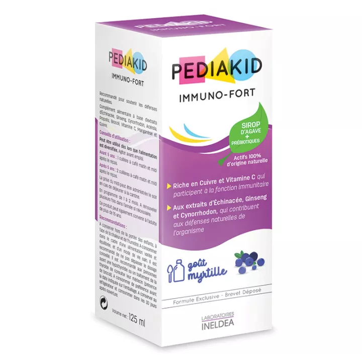 BLUEBERRY SYRUP PEDIAKID IMMUNO FORT 125ML