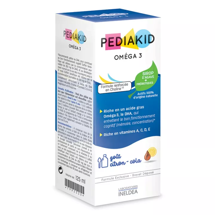 PEDIAKID OMEGA 3 SYRUP 125ML