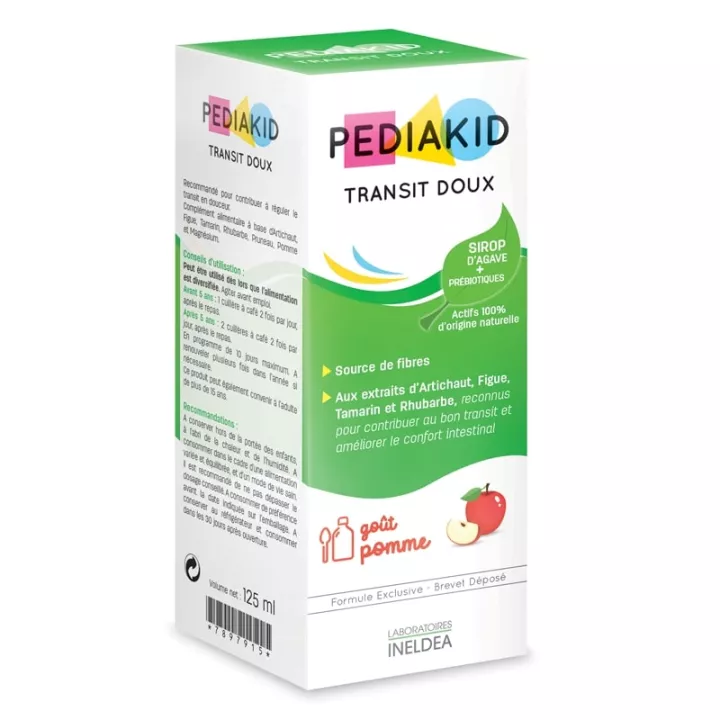 Pediakid Transit Doux Syrup Apple 125 ml 