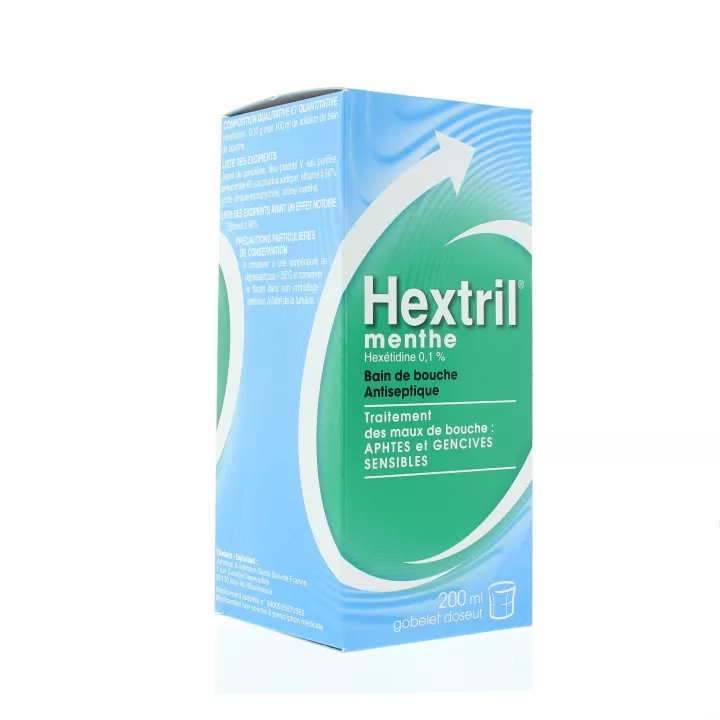 Hextril antiseptische mondwater munt 200ml