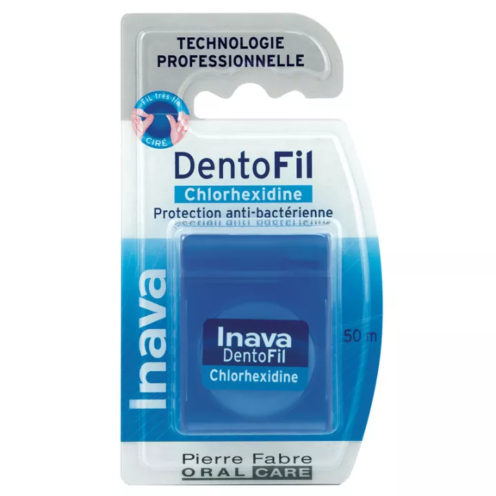 Inava Fio Dental Dento-Fil Clorexidina Fio Dental 50 m