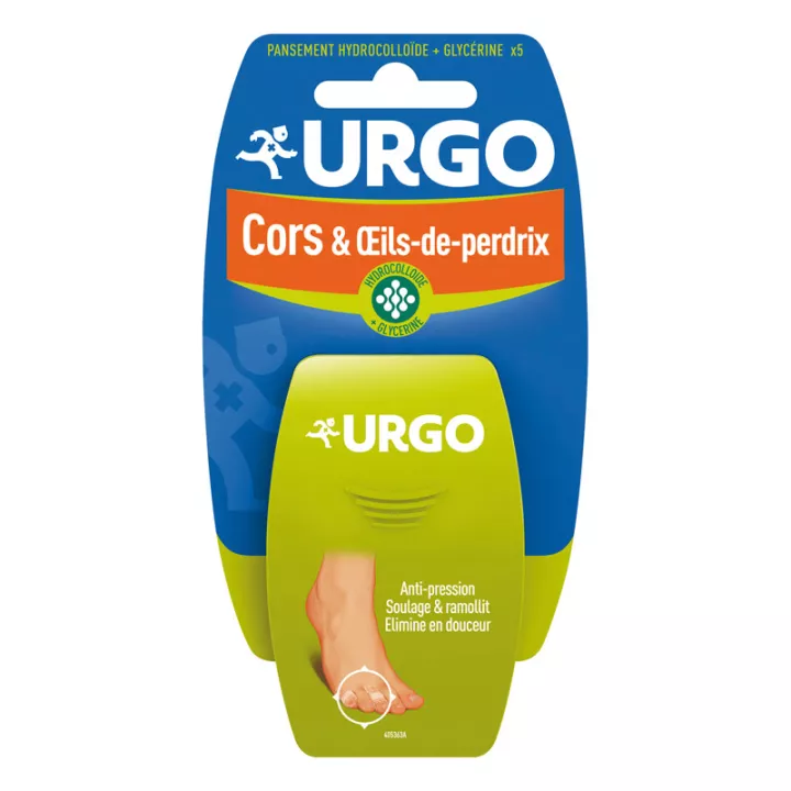 Urgo Corn and Eye-Partridge Treatment 5 Gel Dressings
