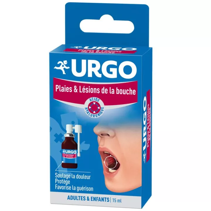 URGO MOUTH SPRAY WOUNDS AND INJURIES 15ML