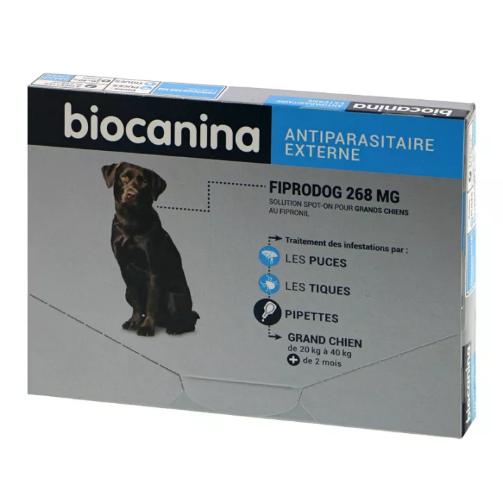 FIPRODOG 268 mg Biocanina BIG DOG PIPETAS 4