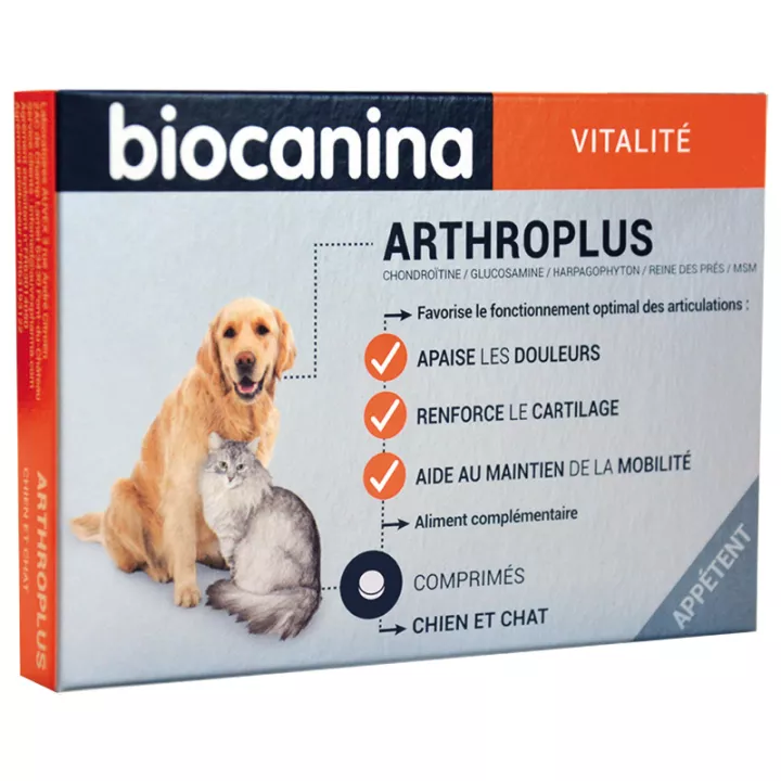 Biocanina Arthroplus Perro y Gato 40 comprimidos