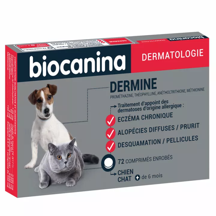 Biocanina Dermine 72 tabletten