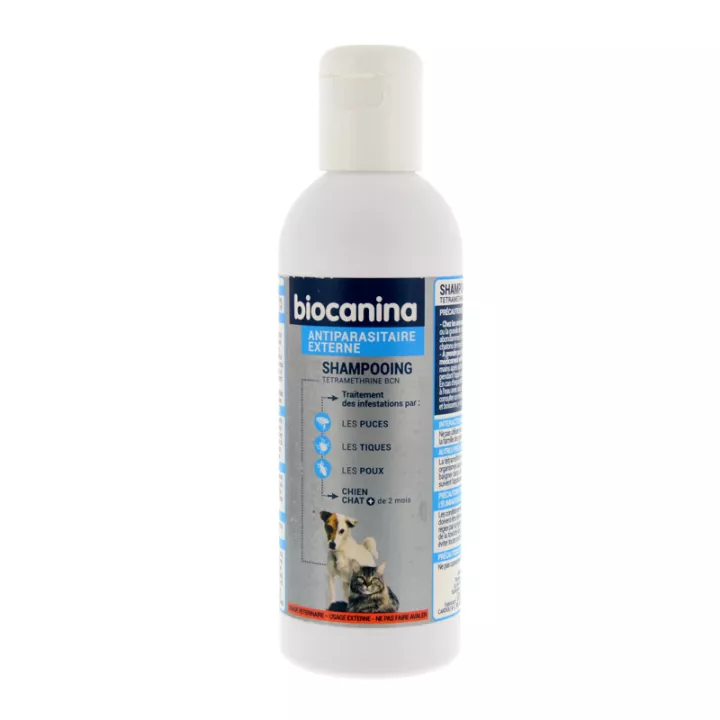 Biocanina Shampooing à la Tétraméthrine BCN  200 ml