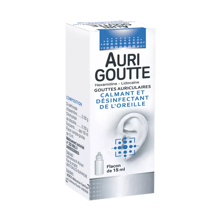 AURIGOUTTE EAR SOLUÇÃO 15ML