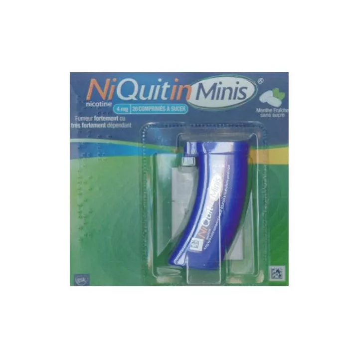 Niquitin Minis Fresh Mint 4 mg 20 tablets