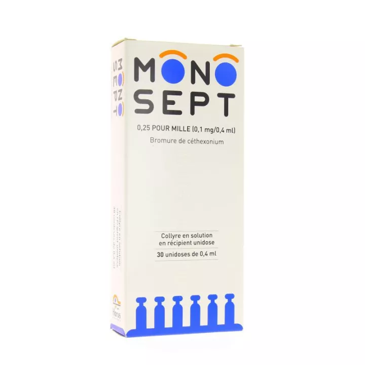 Monosept Collyre antiseptique 30 Unidoses