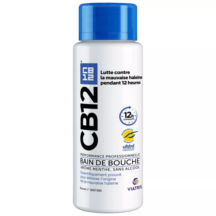 CB12 Alcohol-Free Mint Flavor Mouthwash