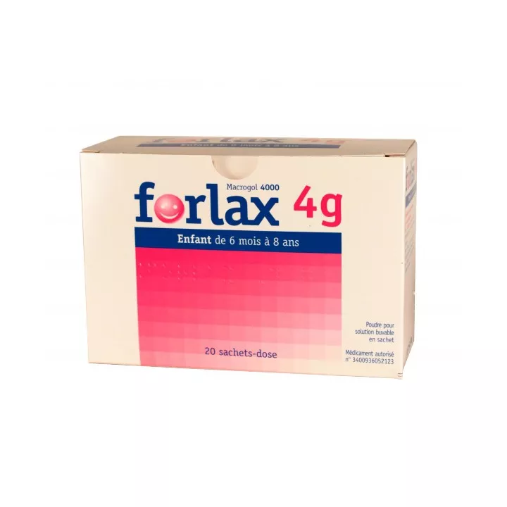 FORLAX Enfant Macrogol 4G 20 Sachets