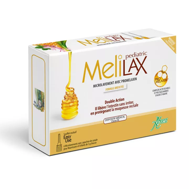 Aboca Melilax Pediatric 6 Microclisteri per bambini e neonati