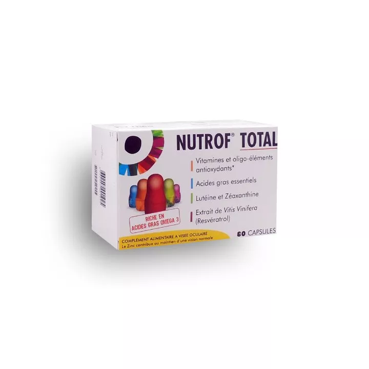 Nutrof Total Complément à Visée Oculaire 180 Capsules