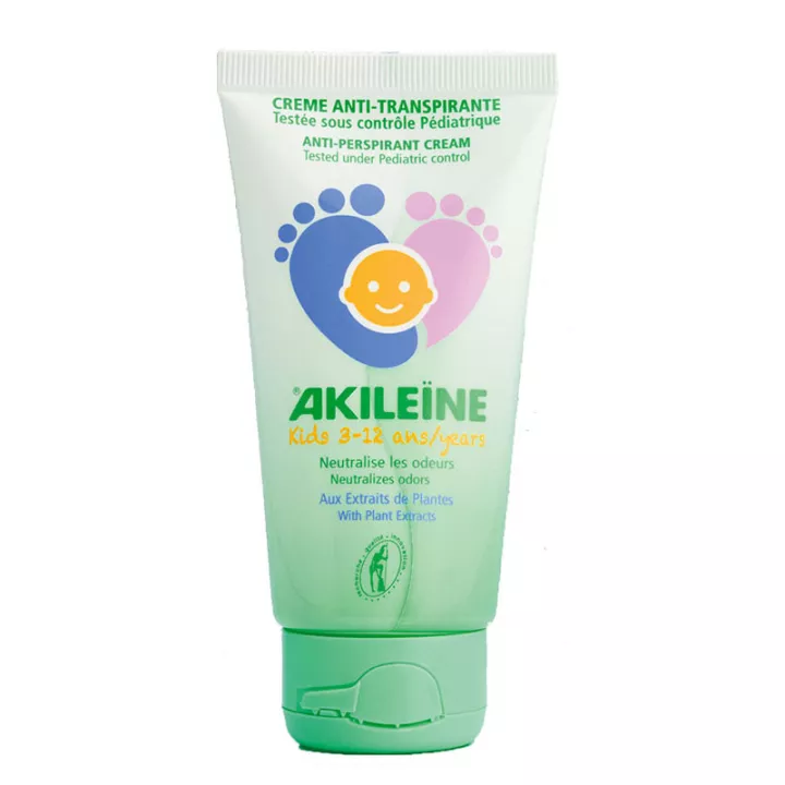 AKILEINE KIDS CRÈME ANTI TRANSPIRANTE PIEDS 75 ML