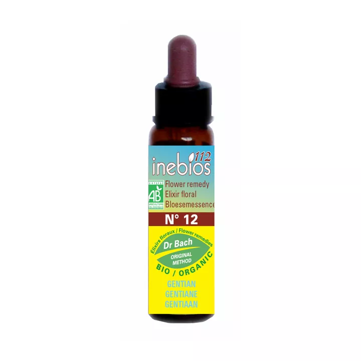 Fleurs de Bach Gentiane Inebios GENTIAN 10ml N°12