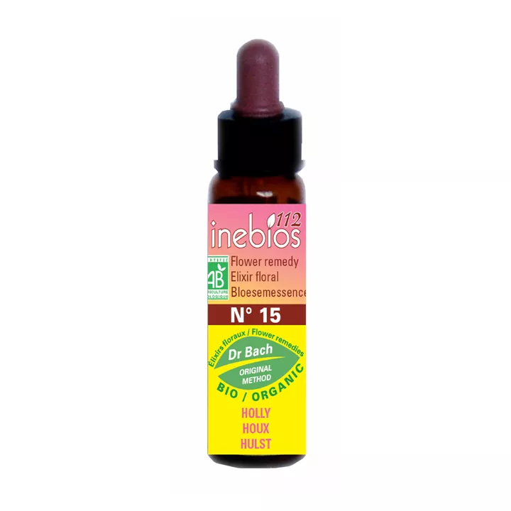Bachblüten Stechpalme Inebios Holly 10ml Nr. 15