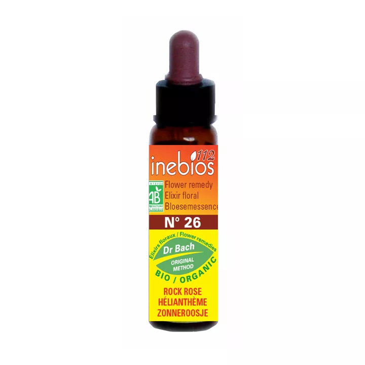 Flores de Bach Helianthemum 10ml Inebios ROCK ROSE N ° 26