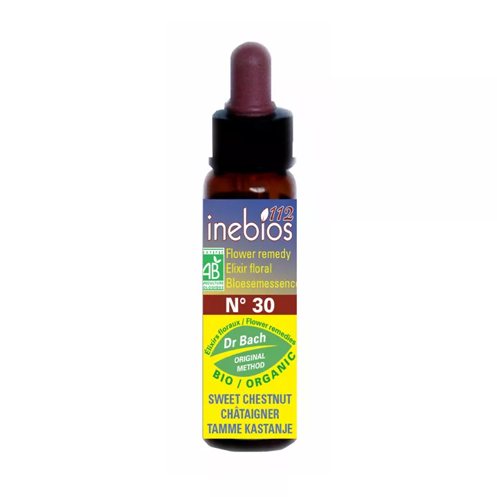 Fleurs de Bach Châtaignier 10ml Inebios SWEET CHESTNUT N°30