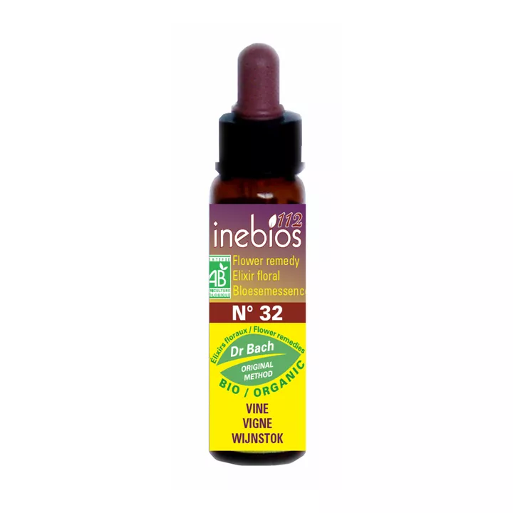 Fleurs de Bach Vigne 10 ml Inebios VINE N°32