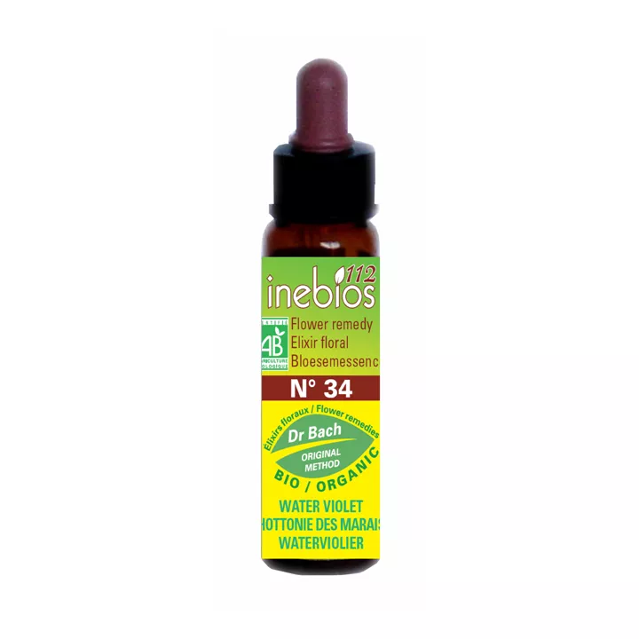 Violeta Flores de Bach Inebioses VIOLETA DE AGUA 10 ml de agua