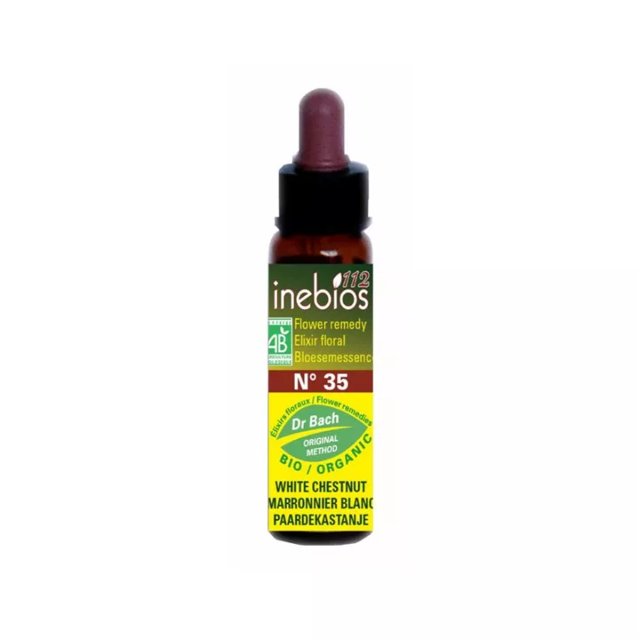 Fiori di Bach Ippocastano 10ml Inebios CASTAGNO BIANCO N ° 35