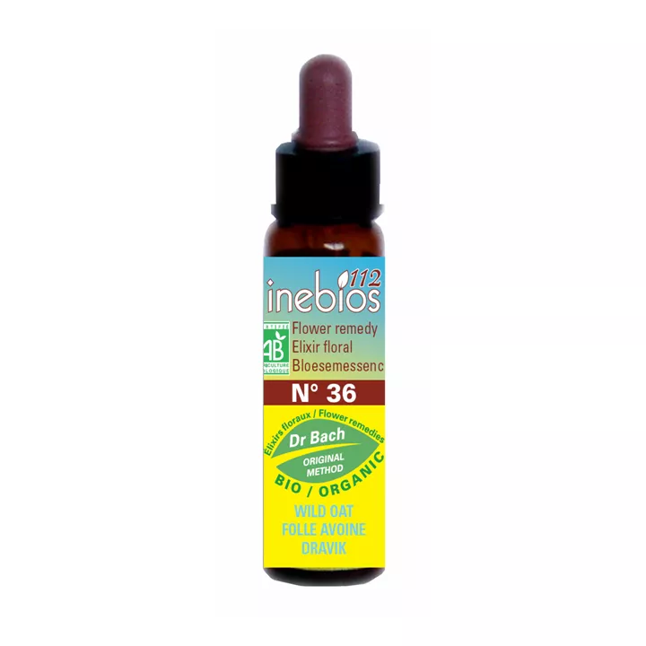 Bach Flower Remedies Wild Oat 10ml Inebios Wild Oat N°36