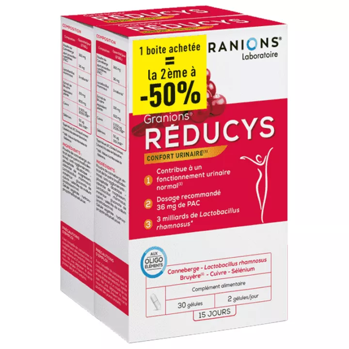 REDUCYS COMFORT URINARY PREVENTION CYSTITIS 30 CAPSULES