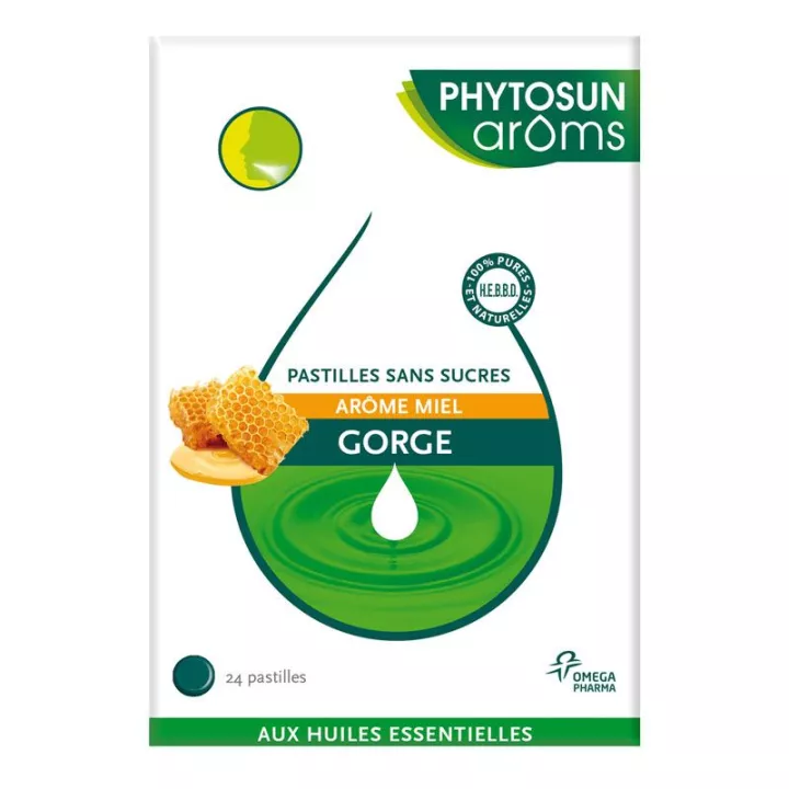 Phytosun Arôms Gorge Honing Aromapastilles 24 zuigtabletten