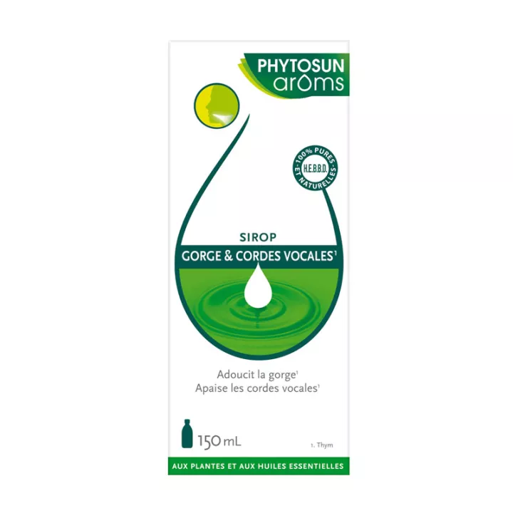 Phytosun Aroms Kehl- und Stimmbandsirup 150ml