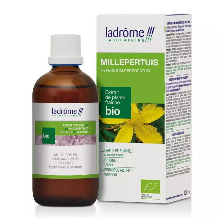 Ladrôme Bio Extractos de Plantas Frescas Hierba de San Juan