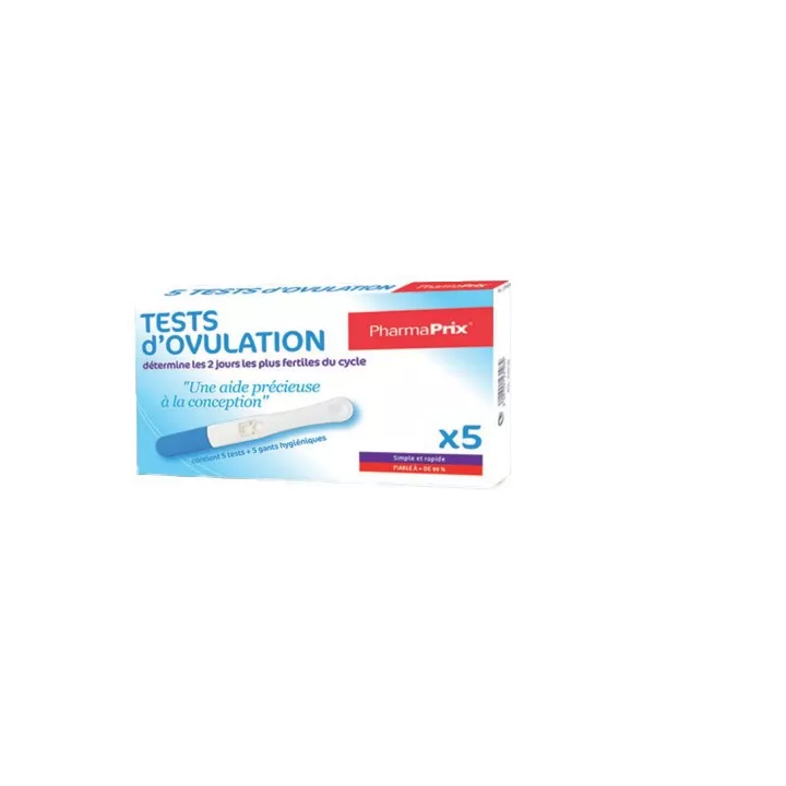 Pharmaprix 5 Testes de Ovulação