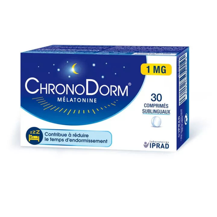 ChronoDorm Melatonin 1 mg 30 tabletas dormidas