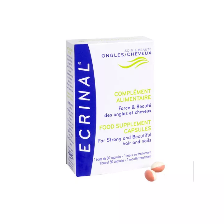 Ecrinal Cheveux et Ongles 30 Capsules